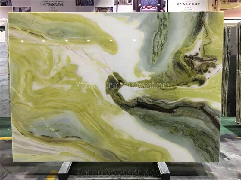 New Polished Dreaming Green Marble Slabs & Tiles/Marble Skirting/Marble Opus Pattern/Marble Floor Covering Tiles/Marble Big Slabs/China Green Marble Block/China Green Marble Tiles/Best Price Marble