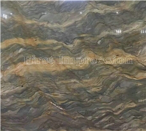 New Polished Golden Silk Quartzite/Golden Silk Slabs & Tiles/Silk Road Quartzite Cut to Size/Luxury Yellow Natural Quartzite/High Grade & Good Price Slabs/Hot Sale Quartzite