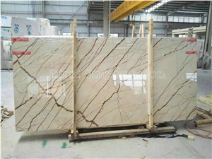 New Polished Sofitel Gold Marble Slabs & Tiles/Turkey Beige Marble/Rich Gold Marble/Luna Pearl Marble Big Slabs/Sofita Gold/Sofitel Beige Marble/Crema Eva/Menes Gold Marble/Hot Sale Marble
