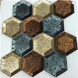 Popular Kitchen Mosaic Tile/Bathroom Mosaic Tile/Glass Mosaic/Metal Mosaic/Popular Mosaic/Wall & Floor Mosaic/Composited Mosaic/Beauty Flower Mosaic/Cheap Mosaic/Wholesale Mosaic