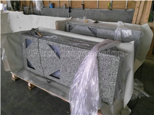 Swan White Granite Counter Tops/Granite Reception Counter/Stone Reception Desk/Work Tops/Solid Surface Table Tops/Square Table Top/Best Price & High Quality Kitchen Top/Hot Sale/China Granite Top