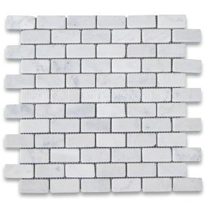 White Marble Brick Shaped Mosaic Tiles for Flooring /Grey Marble Subway Mosaic Tiles for Wall /Polished Beige Marble Mosaic Tiles