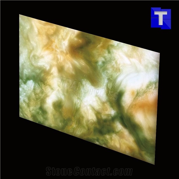 Hot Design Faux Sheet Artificial Marble Stone Tiles with Random Patterns