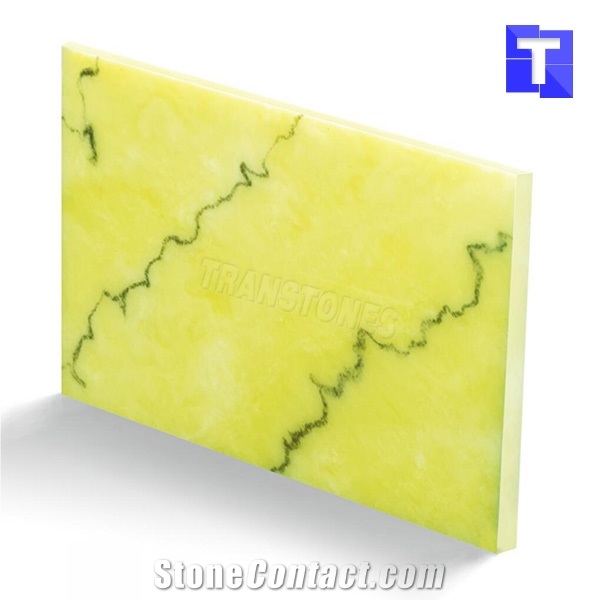Wholesale Artificial Marble Onyx Alabaster Sheet for Ceiling Decors