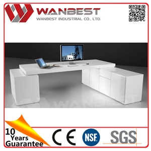 Manmade Stone Office Furniture Modern Side Table Wanbest Office Furniture Catalogue