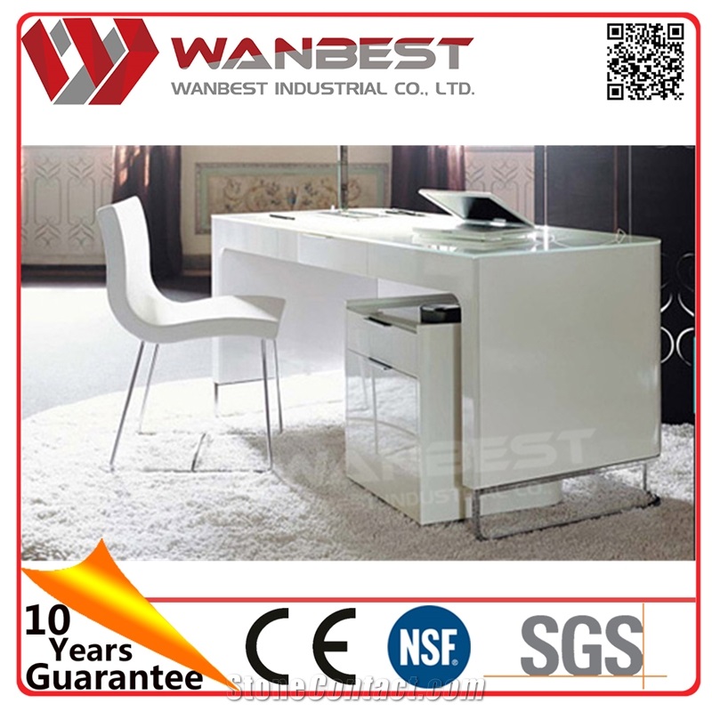 Manmade Stone Office Furniture Space Saving Home Furniture Office Counter Design