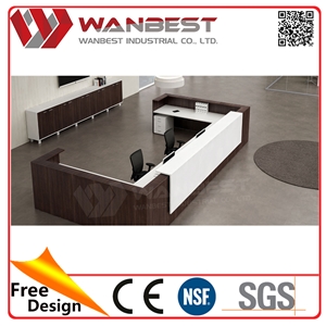 Wanbest Reception Desk Latest Solid Surface Furniture Designs White Reception Desk