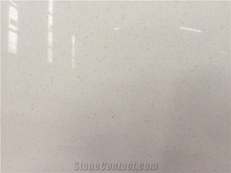 Artificial Quartz Stone Bs1102 Quartz Stone Solid Surfaces Polished Slabs & Tiles Glass Mirror Engineered Stone for Hotel Kitchen Bathroom Counter Top Walling Panel Environmental Building Material