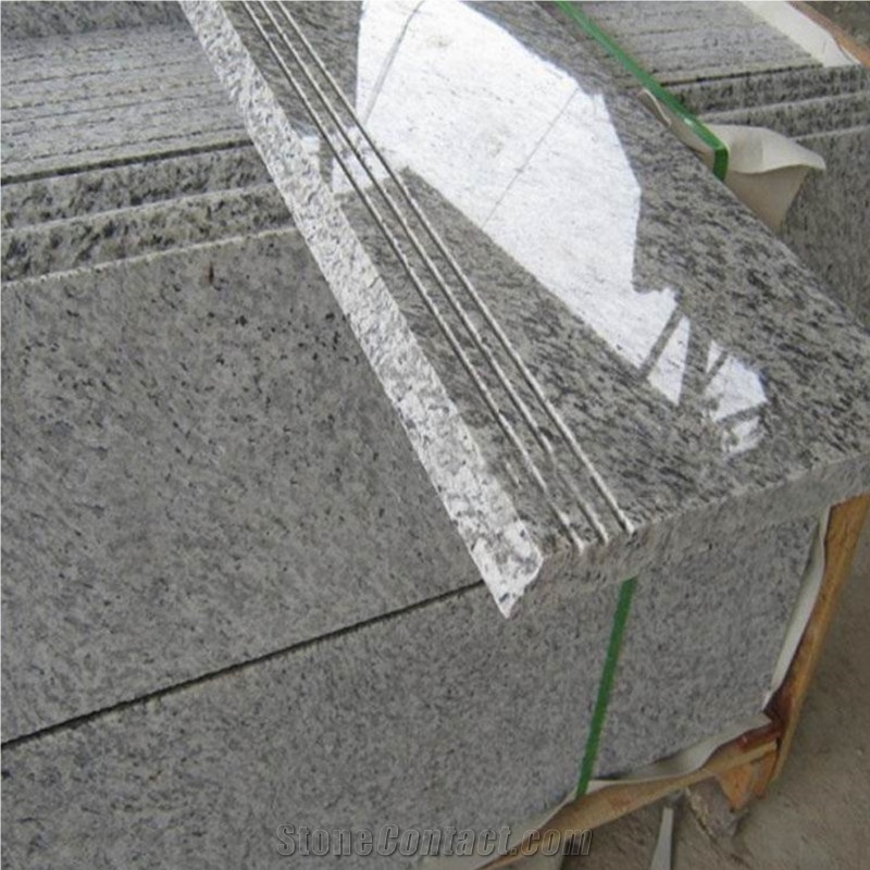 Cheapest Price High Quality Chinese Natural Polished Tiger Skin White Granite Stairs & Steps & Riser,Own Factory Direct Sale for Project/Hotel/House