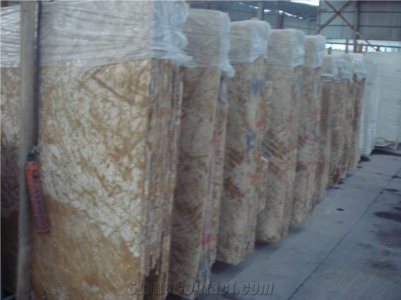 Dream Gold Marble Slabs,Floor Tiles and Cut-To-Size (Good Price)