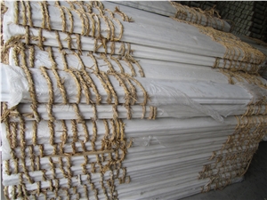 Guangxi White,China Cararra White Marble Balustrade & Railings