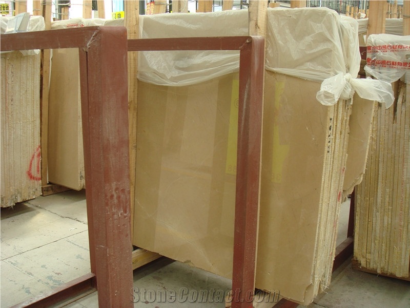 Turkey Gold Beige Marble Slabs & Tiles & Cut-To-Size for Floor Covering and Wall Cladding (Good Price)