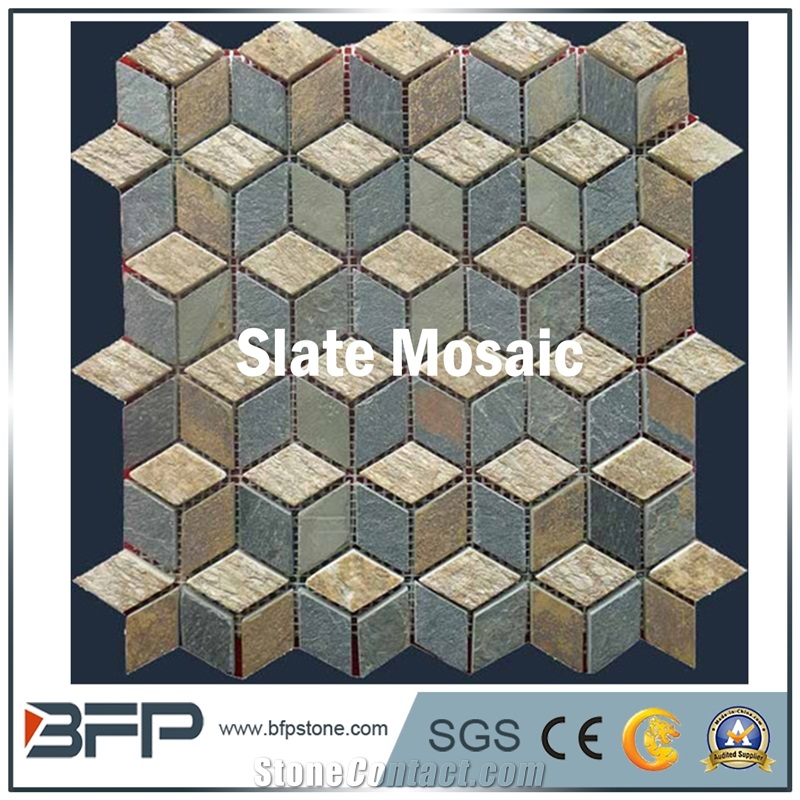 3d Effect Wall Mosaic, Tile Mosaic, Mosaic Tile, Mosaic Pattern