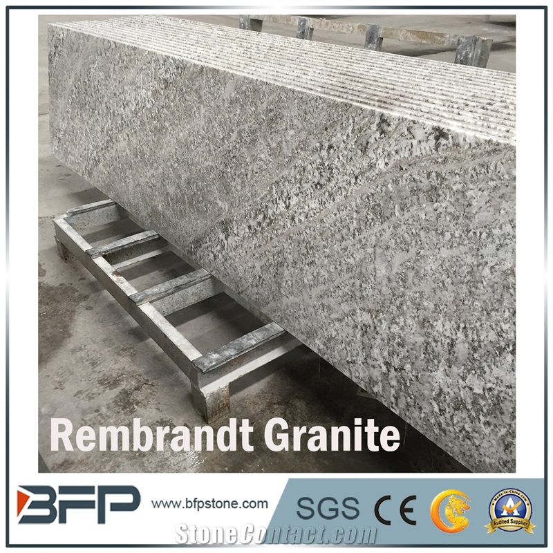 Alps Granite Rembrandt Bianco Alps Granite Slabs,White Genesis Granite for Kitchen Countertop
