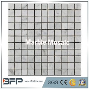 Aquare Marble Mosaic, Diamond Shape Marble Pattern, Polished Mosaic Tile, Mosaic Pattern