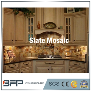 Basketweave Mosaic Tile, Hot Design Mosaic, New Slate Mosaic