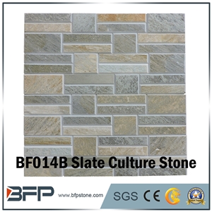 Bevel Culture Stone, Sandstone Ledge Stone, Sandstone Stacked Stone, Sandstone Cultured Stone for Wall Cladding