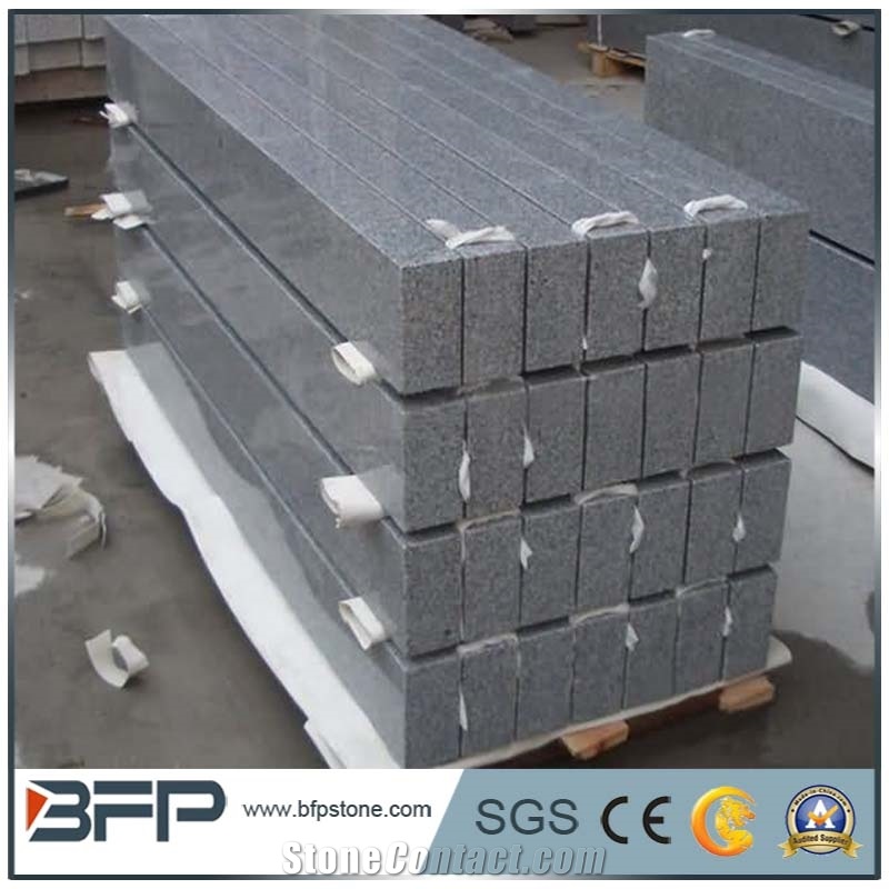 China G603 Granite Driveway Edging Curbstone，Kerbstone for Landscape Project