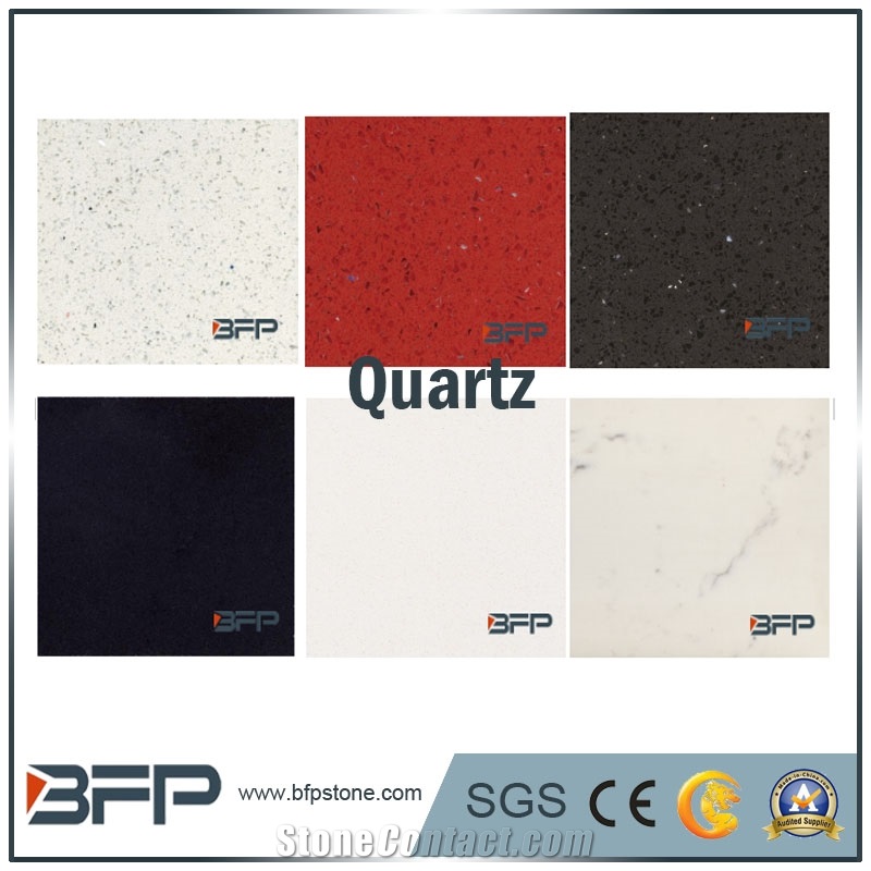 Crystal Red Quartz,Crystal White Quartz,Crystal Black Quartz,Quartz Floor Tiles
