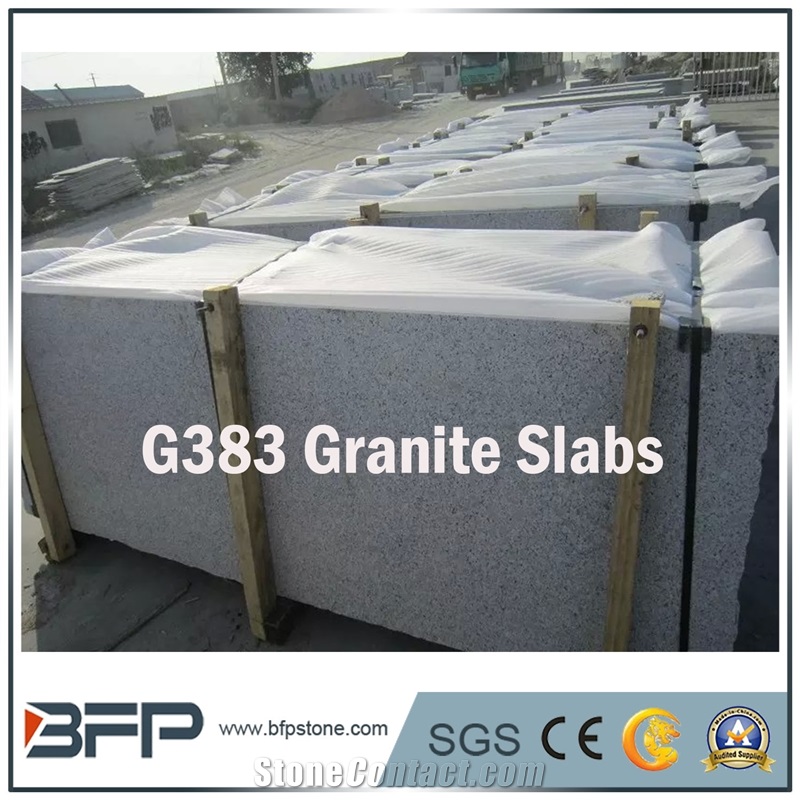 G383 Granite Slabs, Jade White, Pearl Flower Granite, Pearl White Granite Slabs for Flooring Tiles/Stairs