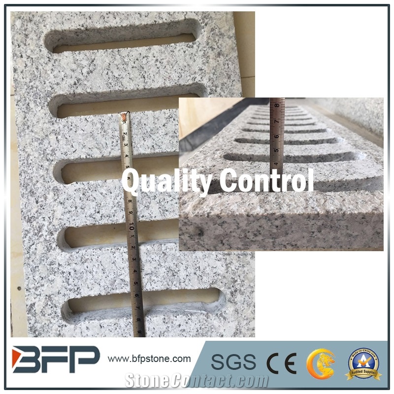 G602 Grey Granite, G602 Cloudy Grey Granite, Flamed Surface for the Swimmming Pool Coping