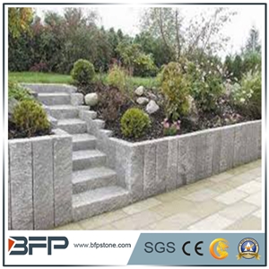 G602 Grey Granite Landscaping Stone, Antique Garden Stone Decorative , Natural Granite Palisade