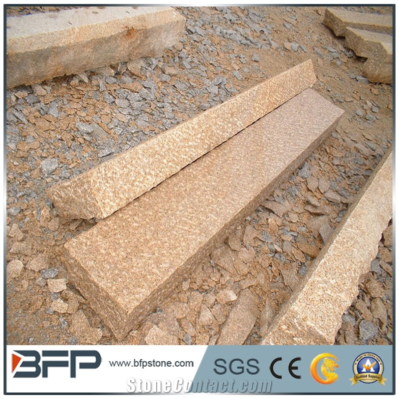 G603 Bianco Crystal Granite Kerbstone, G603 Granite/Light Grey Granite Flamed and Natural Pillars &Posts With/Without Hole