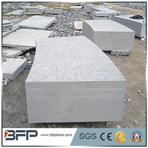 G603 Granite Kerbstone/Kerbs,Bianco Crystal Sardo Granite Curbs,Sesame White Granite Kerbs for Road Side Stone,Exterior Stone Landscaping Stone