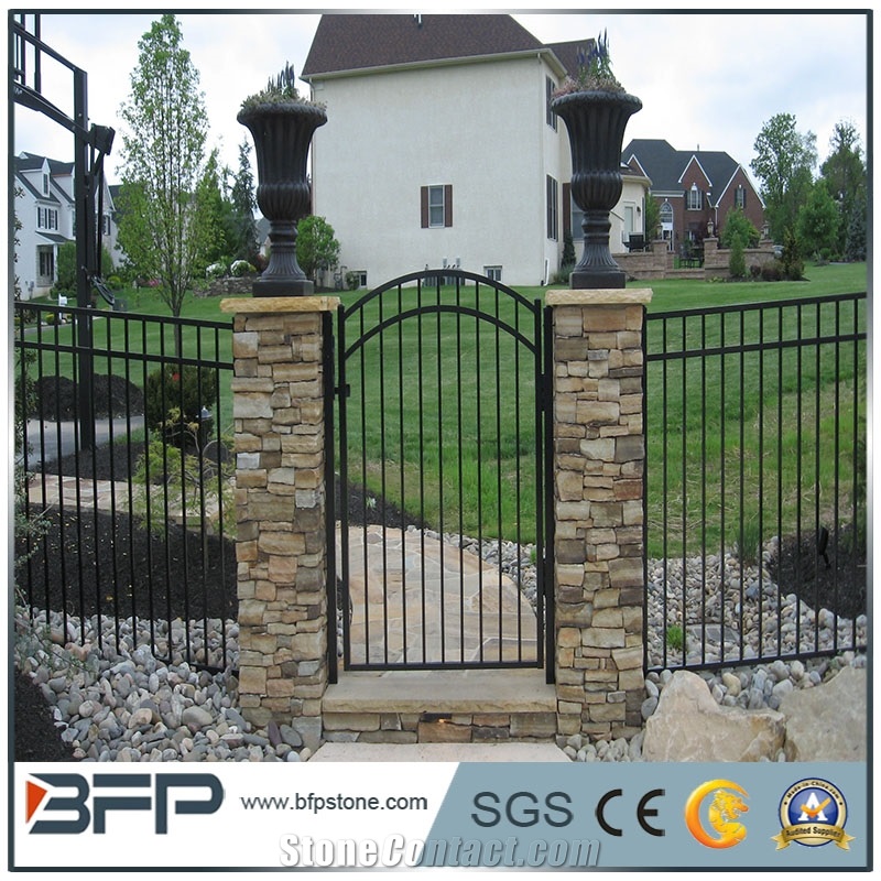 G603 Granite Pier Caps & Quoins Grey Granite Parapets G603 Pillar Caps Natural Wall Coping Gate Cast Pillar/Gate Columns