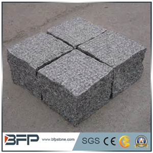 G654 Padang Dark Grey Granite Drive Way Patio Paving Stone with Bushhammered/Natural/Falmed Finish, G654 Granite Cube Stone & Pavers