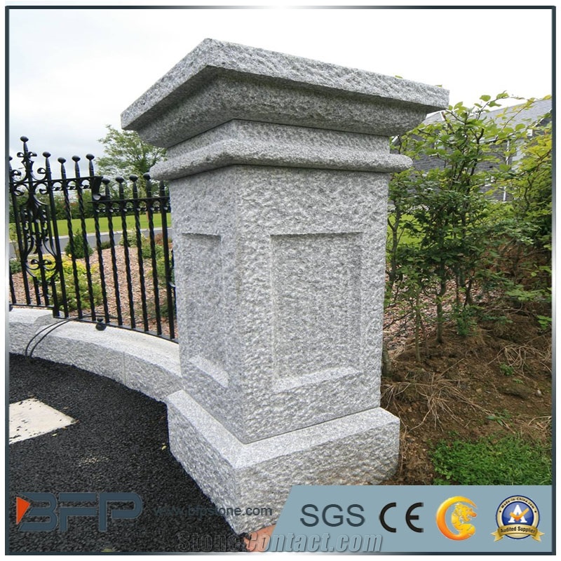 Ledge Slate Decorative Gate Post, Ledger Slate Decorative Gate Pillar