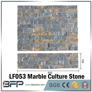 Marble Culture Stone, Marble Ledge Stone, Marble Stacked Stone, Split Face Cultured Stone for Wall Decor