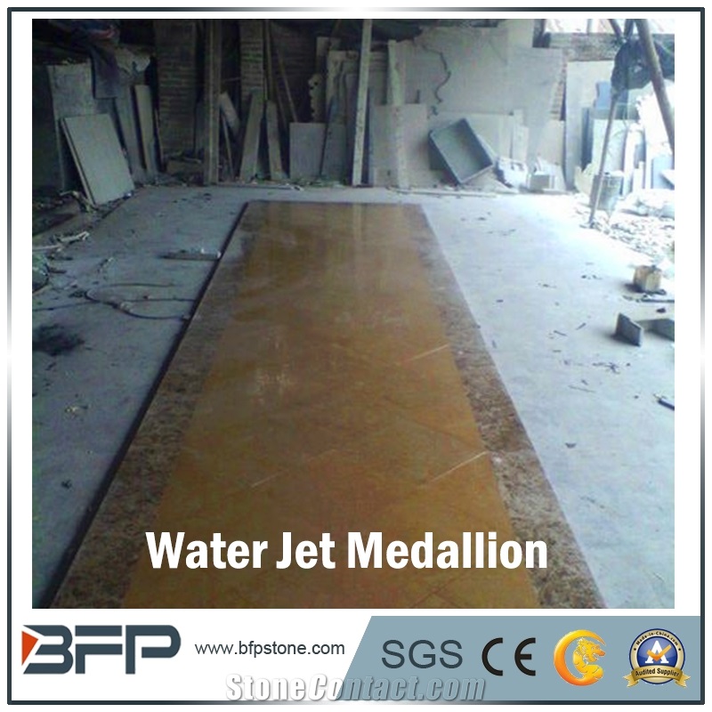 Marble Water Jet Medallion, Marble Water Jet Pattern for Floor Tile and Cladding