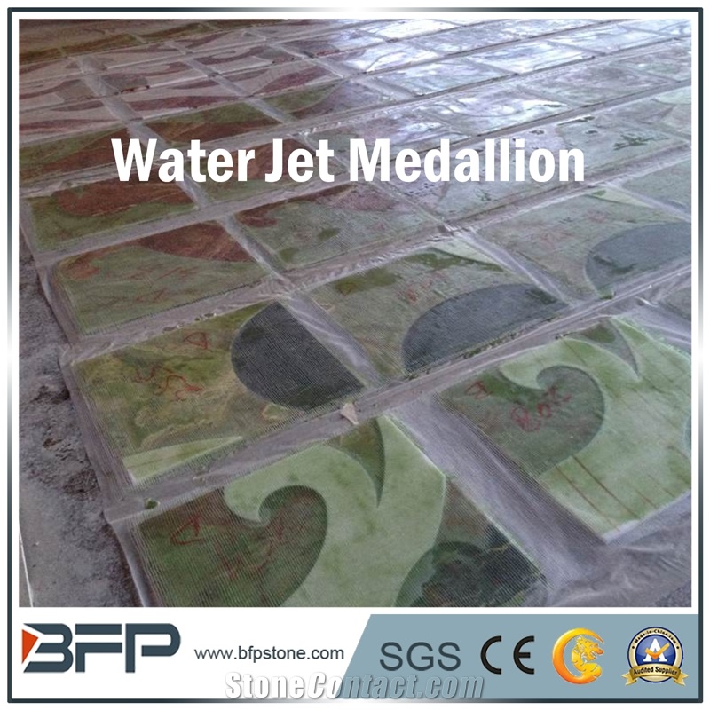 Onyx Medallion, Marble Water Jet Medallion or Water Jet Pattern, Floor Medallion, for Background Wall and Floor Tile
