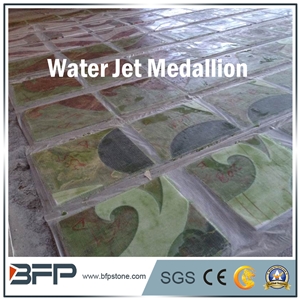Onyx Medallion, Marble Water Jet Medallion or Water Jet Pattern, Floor Medallion, for Background Wall and Floor Tile