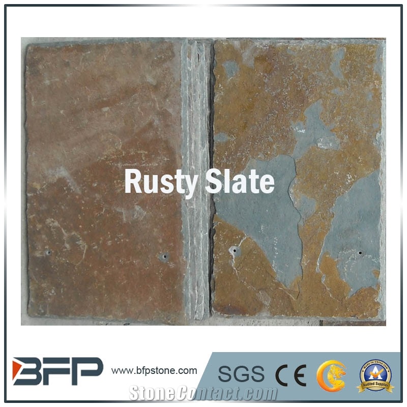 Rusty Slate Stone,Slate Wall Covering,Slate Wall Tiles,Exterior Wall Tiles,Interior Wall Tiles