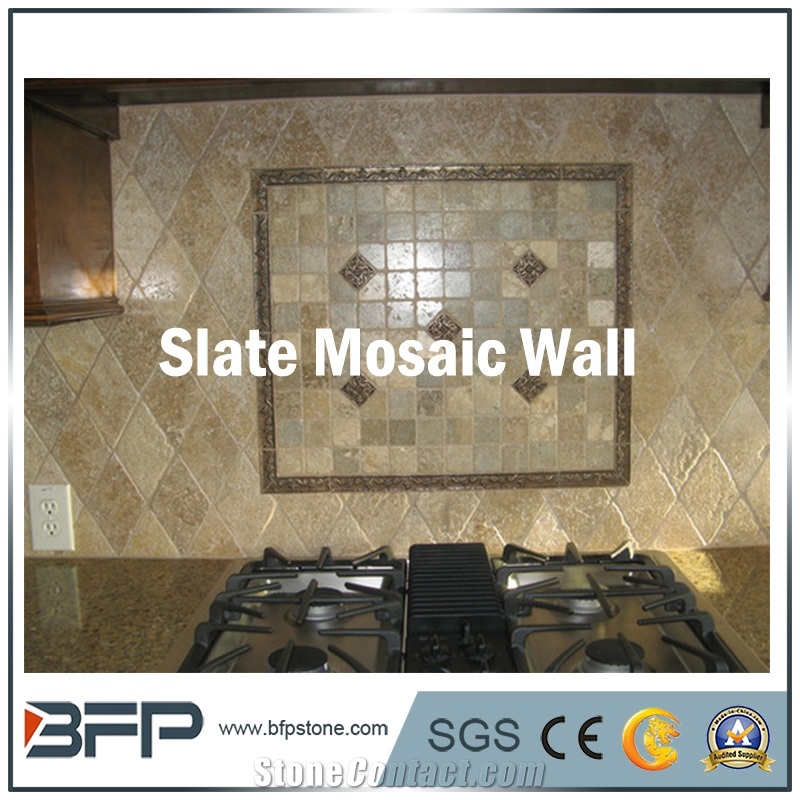 Slate Mosaic, Mosaic Pattern, Slate Mosaic Tile
