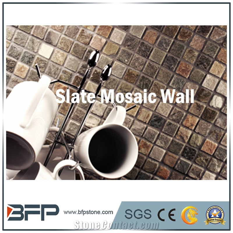 Slate Wall Mosaic, Tile Mosaic, Mosaic Tile, Mosaic Pattern