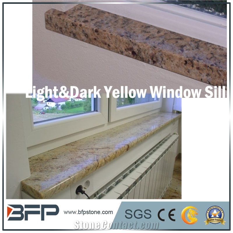 Yellow Granite Window Sill for Home Decoration