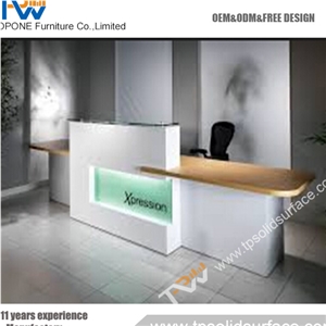 Beauty Salon Furniture Hotel Reception Desk Size for Sale