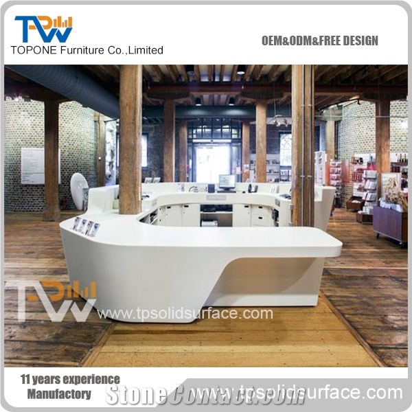 Bottom Price Top Grade Two Persons Seat Reception Desk