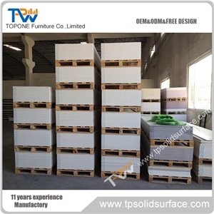 Certificated Arcylic Solid Surface Artificial Marble Slabs Factory Supply