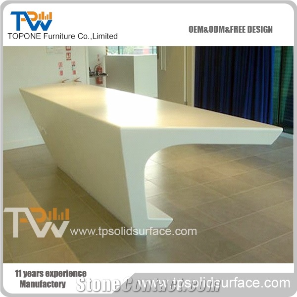 China Manufacture Latest Gym Reception Counter Design