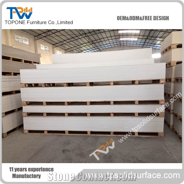 China Manufacturing Price Custom Size Corian Solid Surface Slabs