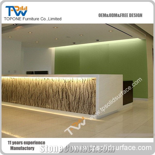 China Silver Office Counter Reception Table/Reception Desk