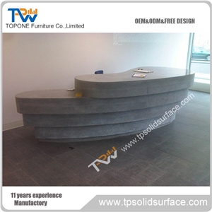 China Silver Office Counter Reception Table/Reception Desk
