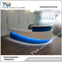 Cnc Carving Inside Lighting Pattern Solid Surface/Man-Made Stone Solid Surface Boutique Reception Deskcnc Carving Inside Lighting Pattern Solid Surface/Man-Made Stone Solid Surface Boutique Reception