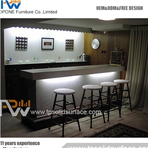 Commercial Bar Counters Stainless Counter Led Desk Light