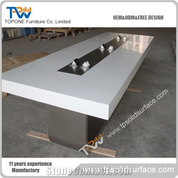 Corian Solid Suface Home Furniture Round Table / Conference Tables /Dinner Table