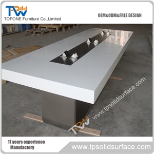Corian Solid Suface Home Furniture Round Table / Conference Tables /Dinner Table